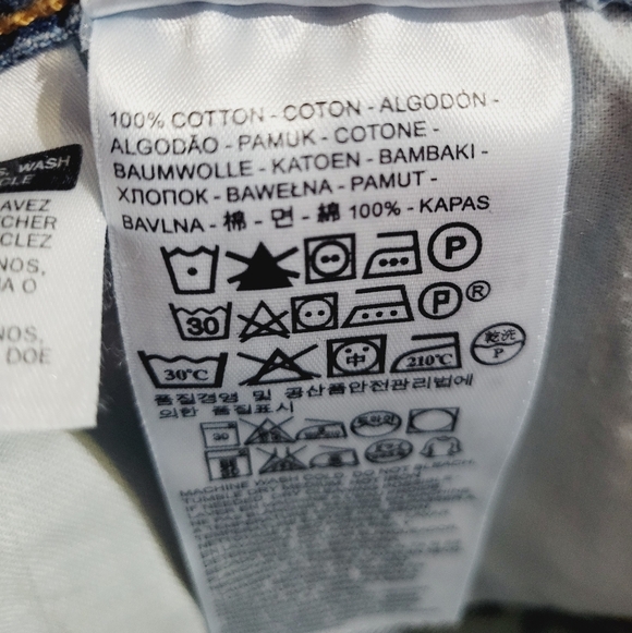 Levi's 505 Regular Fit Men's Jeans W34 L34 Light Wash Straight Leg 100% Cotton - Picture 5 of 7